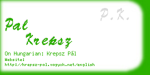 pal krepsz business card